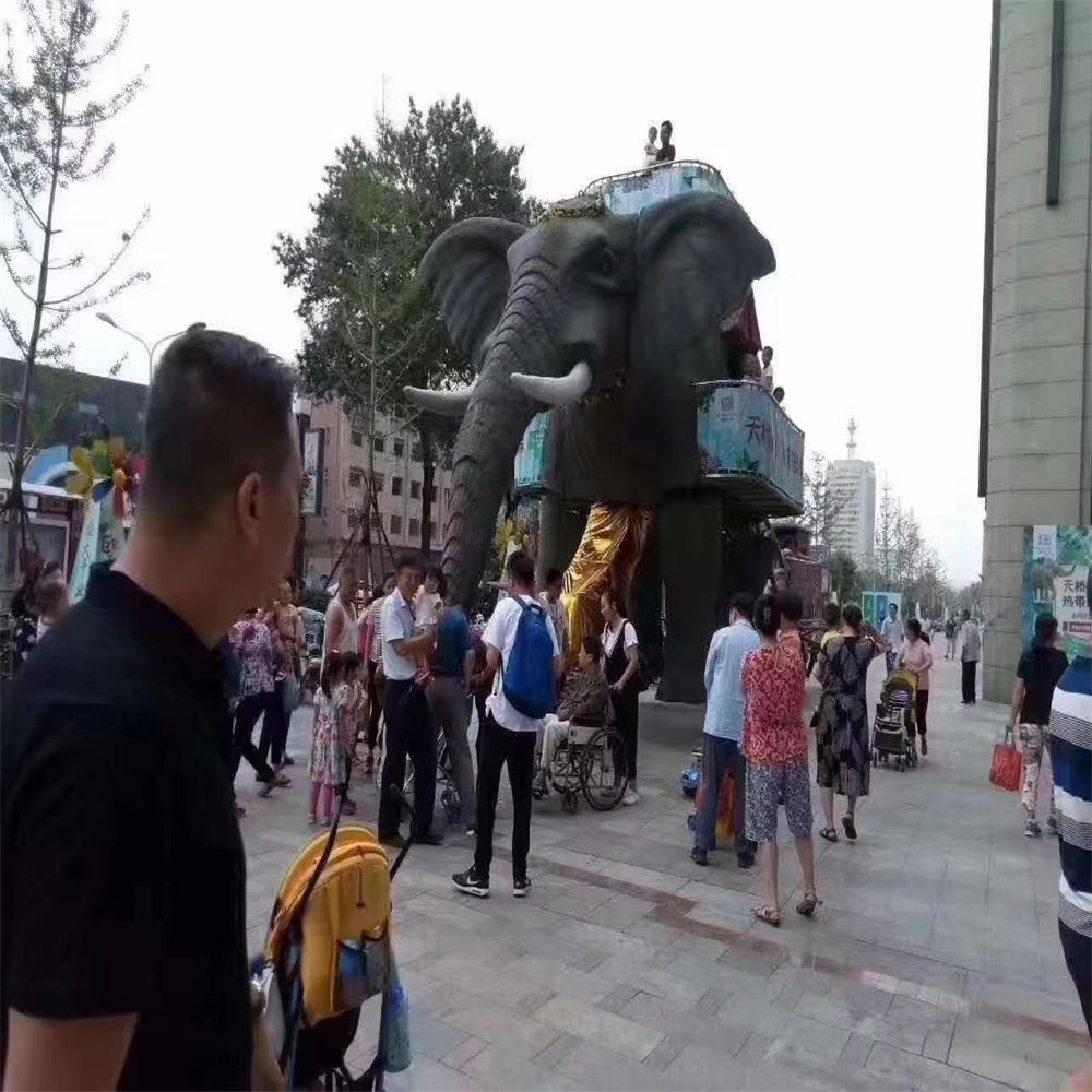 巡游机械大象