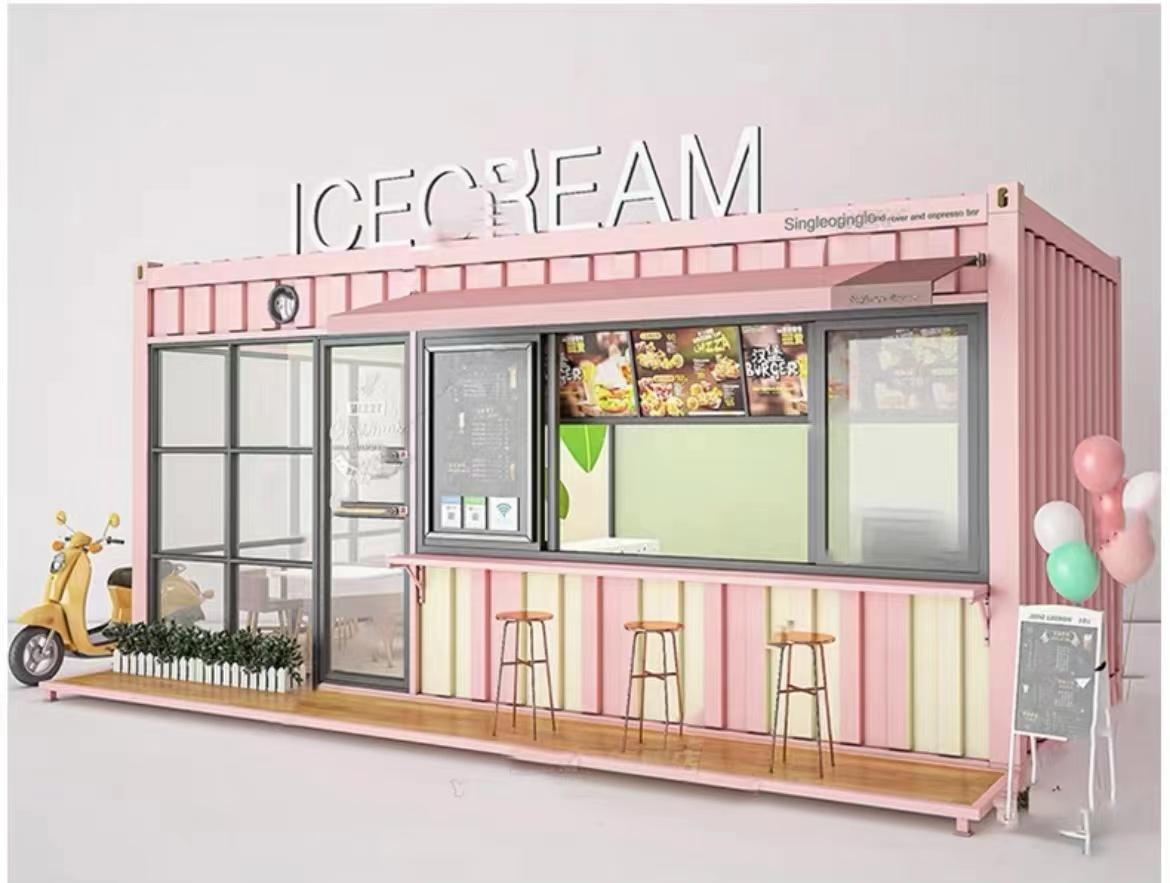 集装箱艺术集装箱餐车移动房子临时建筑