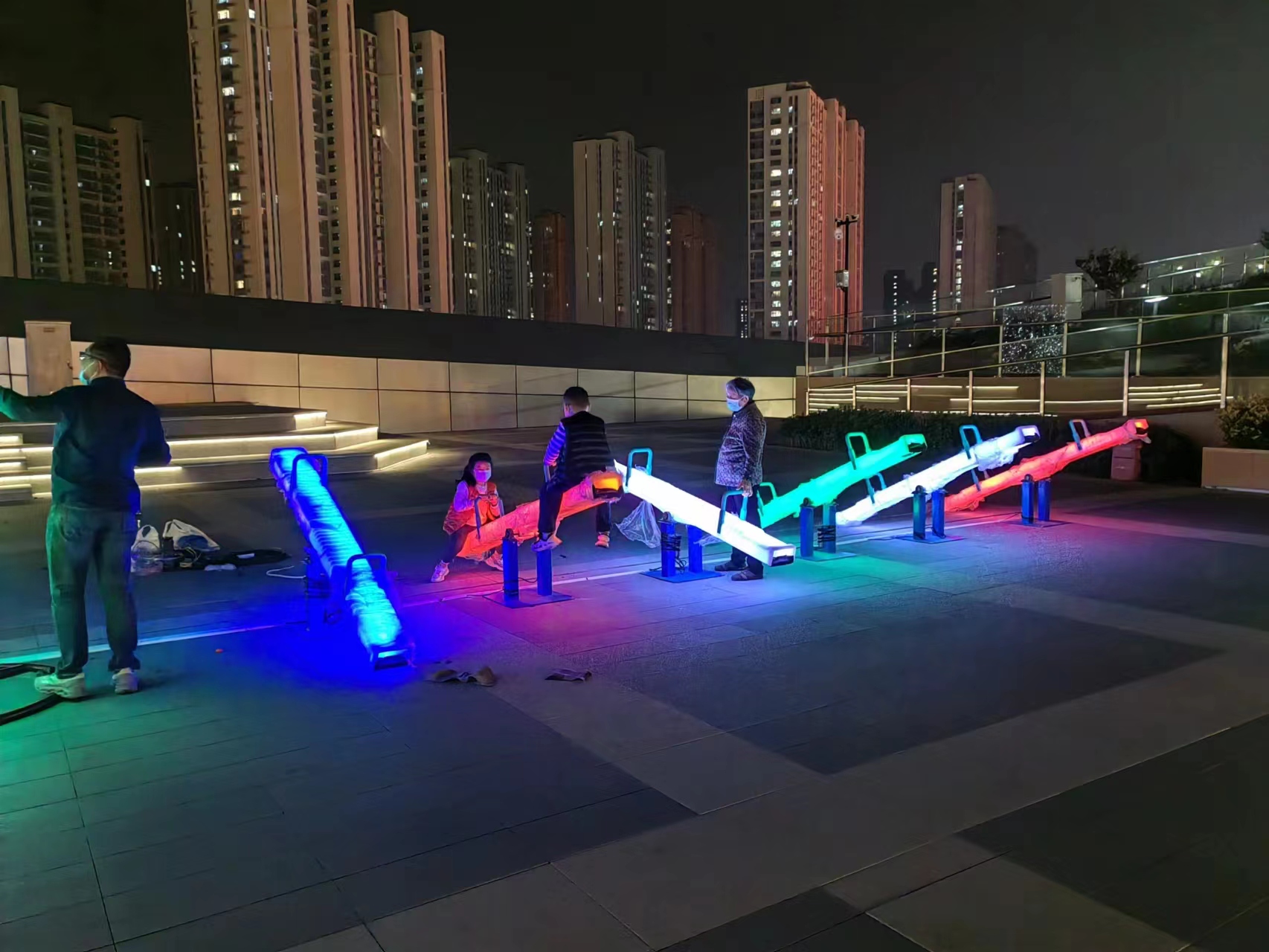 梦幻灯光节灯光展造型树木量化插地花灯厂家