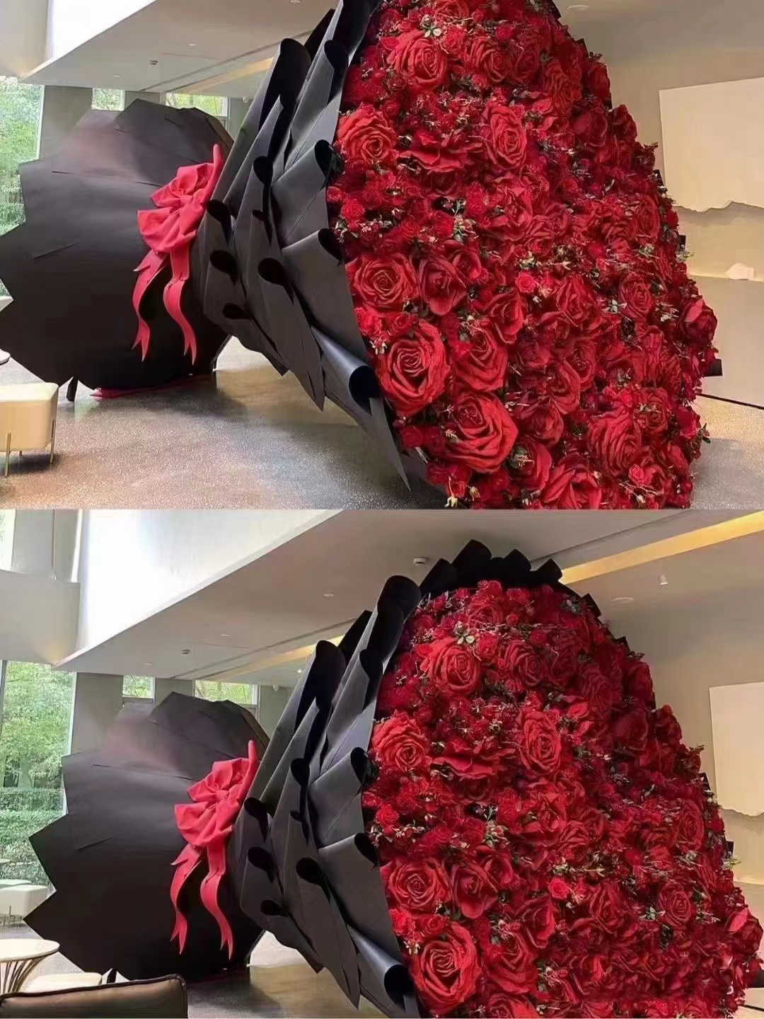 四米巨型花束来喽/南京巨型玫瑰花束厂家/可定制
