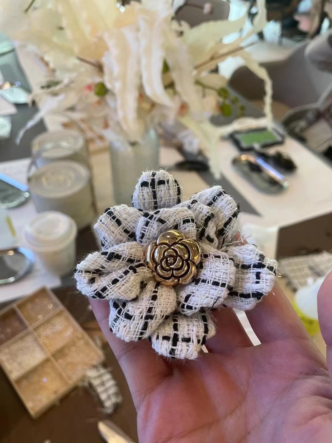 烫花绢花胸针·沙龙课堂