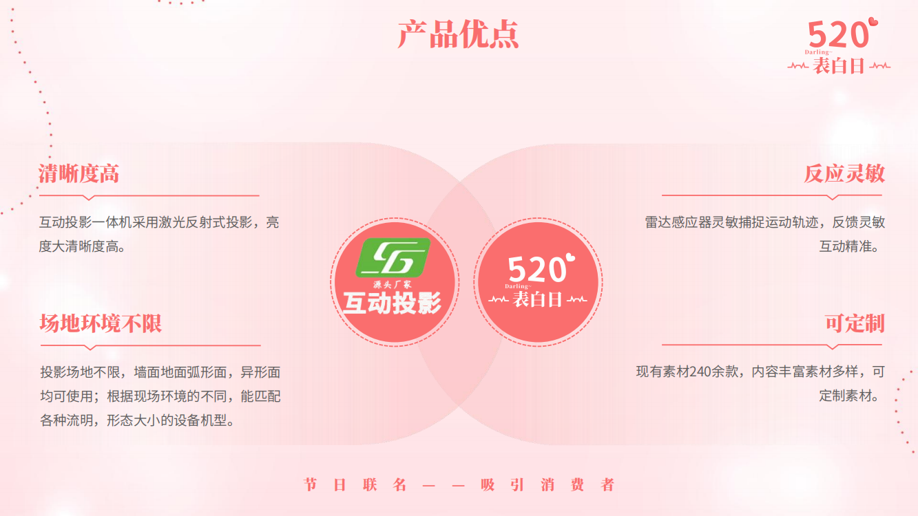 互动投影心动互动素材