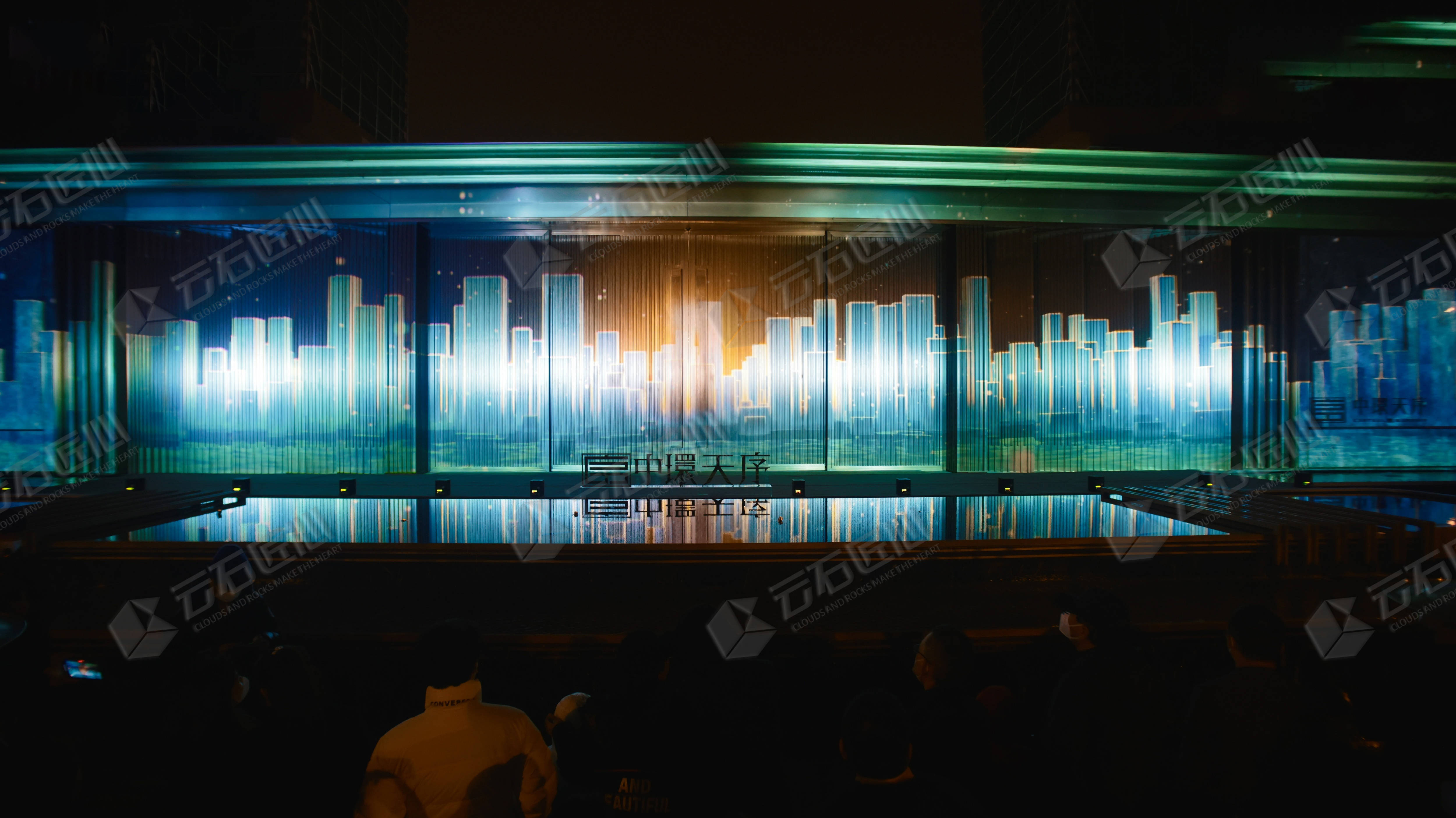 「未来序章」豪世府门墙面投影3D Mapping秀