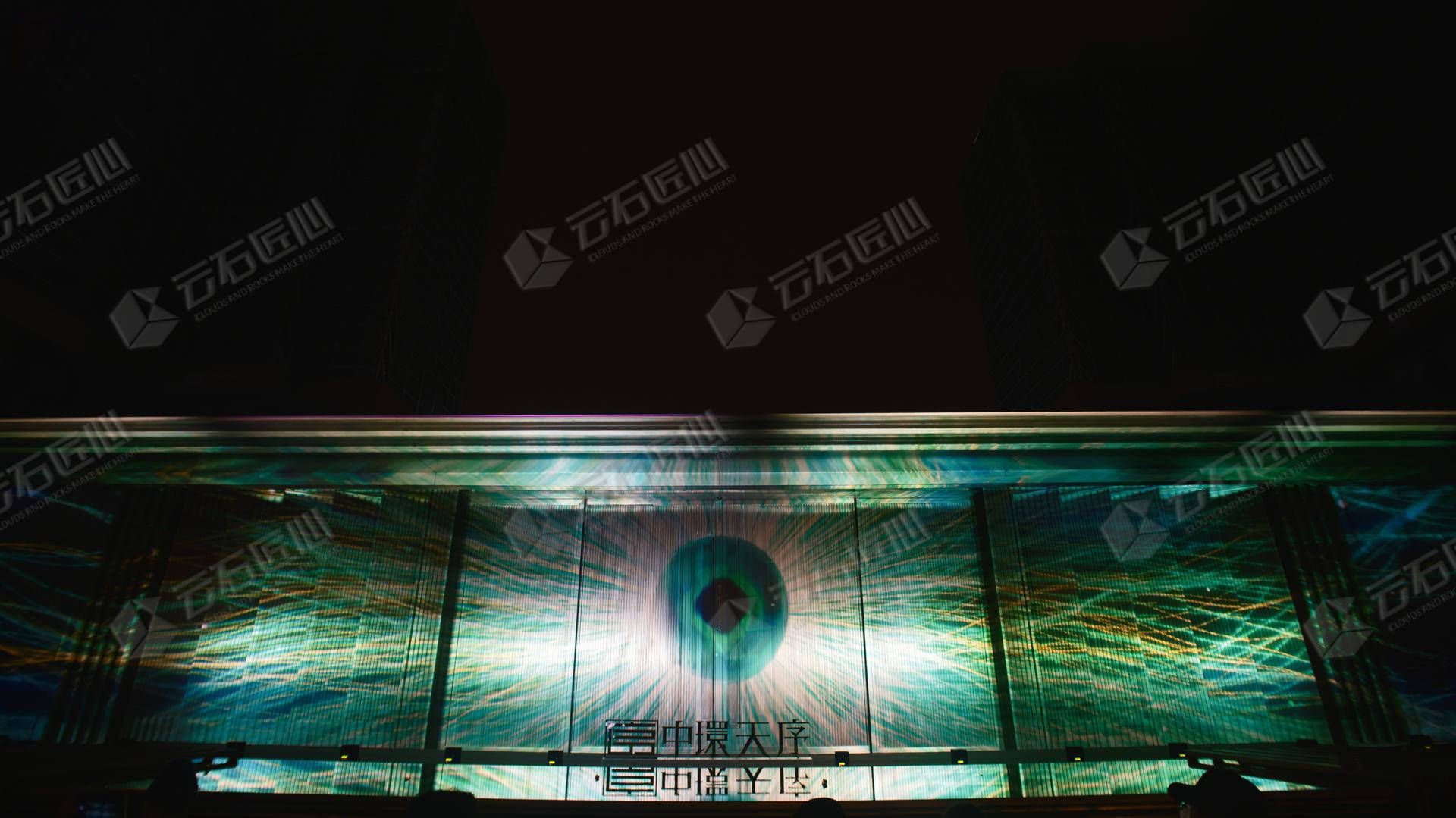 「未来序章」豪世府门墙面投影3D Mapping秀
