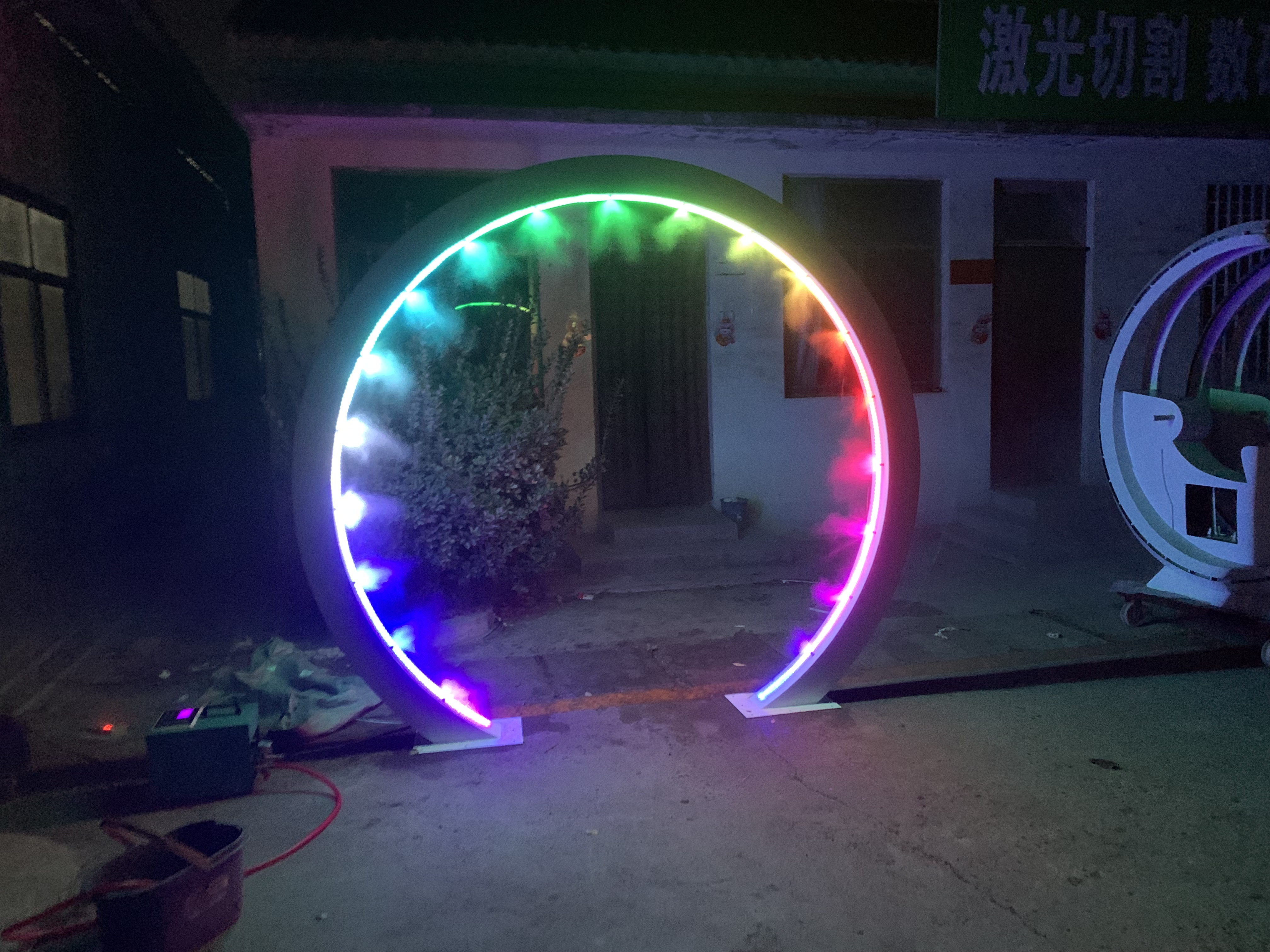 景区水雾门生产制作