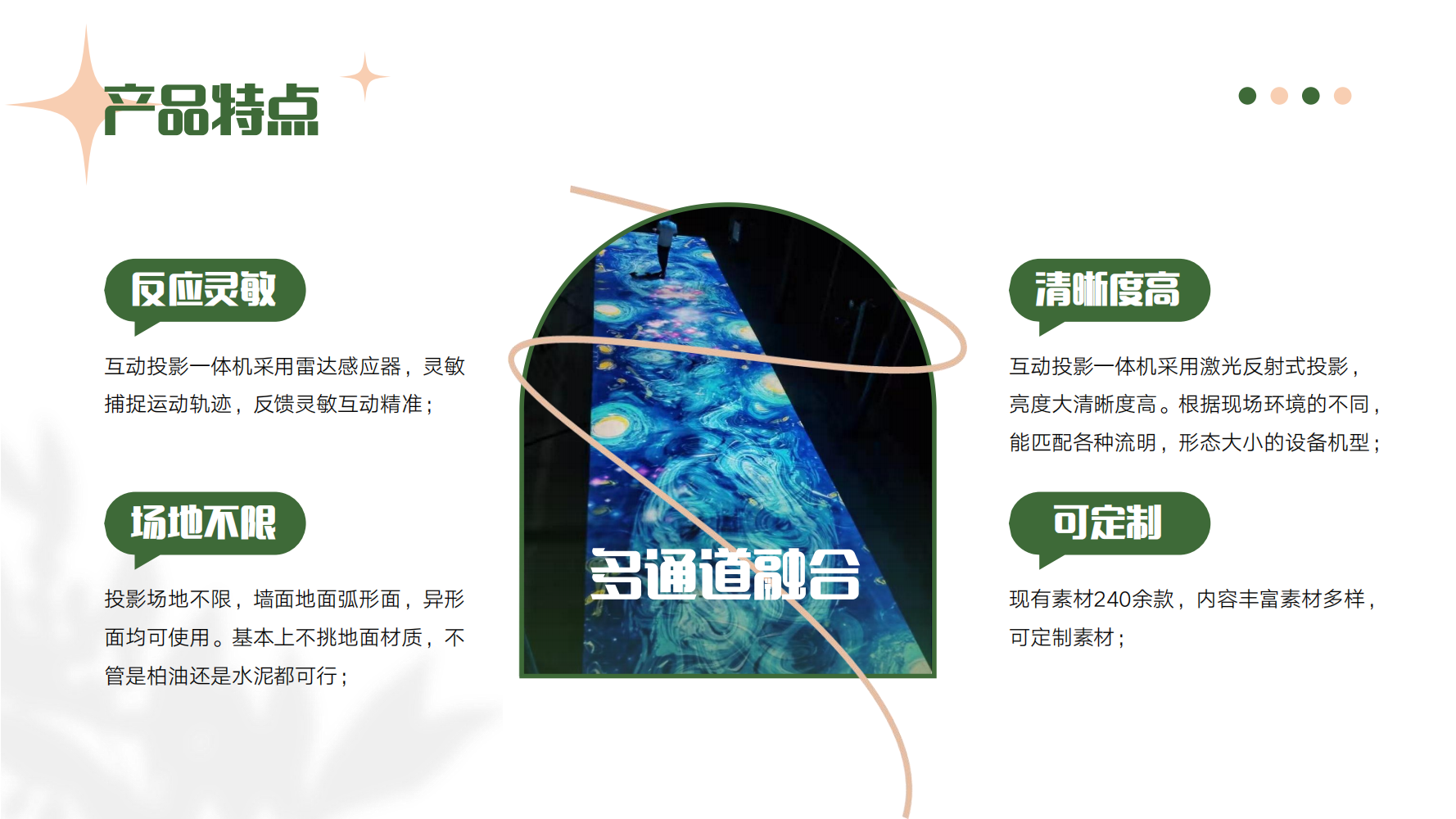 互动投影素材展示