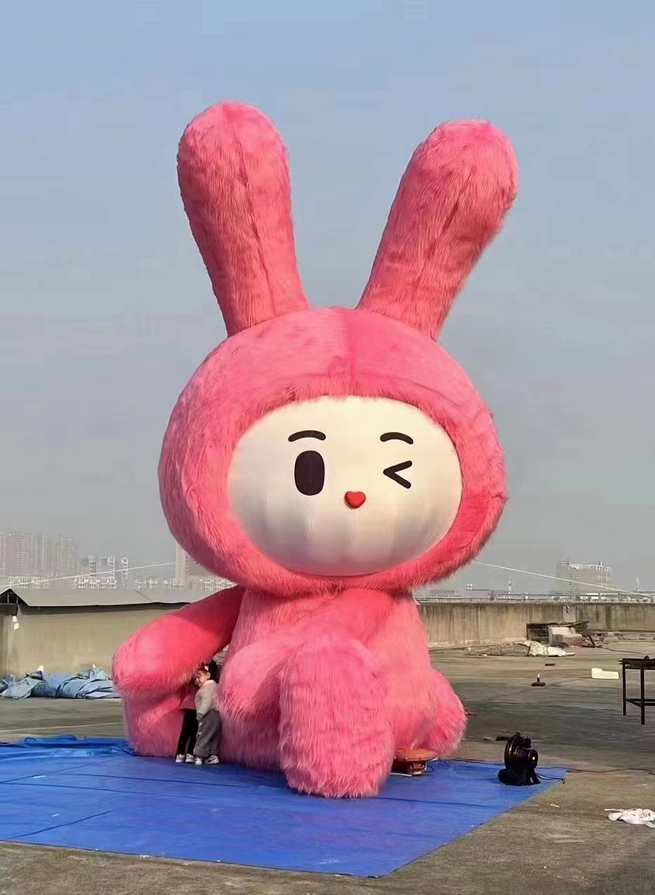 仿真绿雕绢花熊玫瑰兔子礼物熊盒子月亮湾气球小屋感应花美陈布景