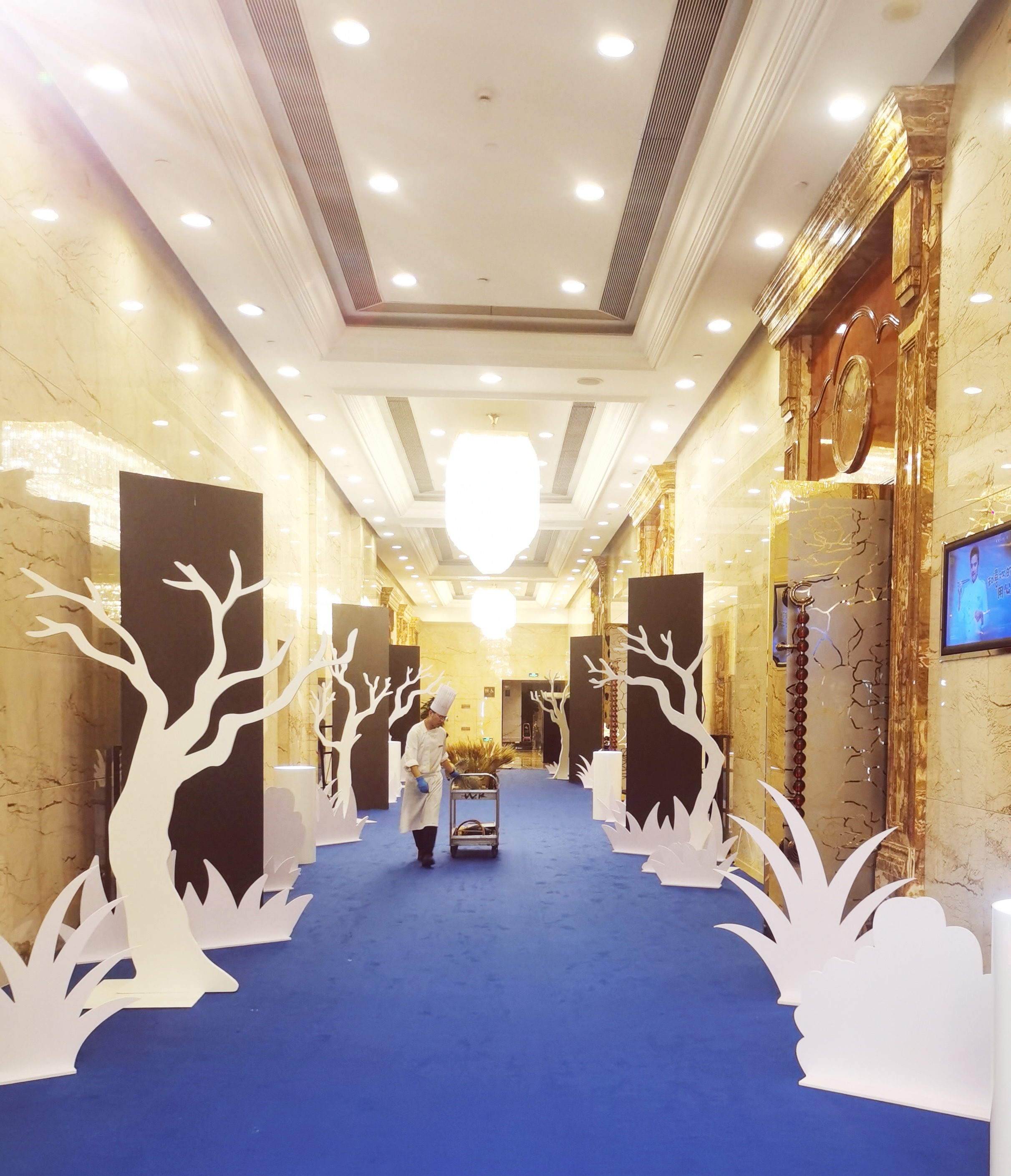 会议氛围搭建现场效果