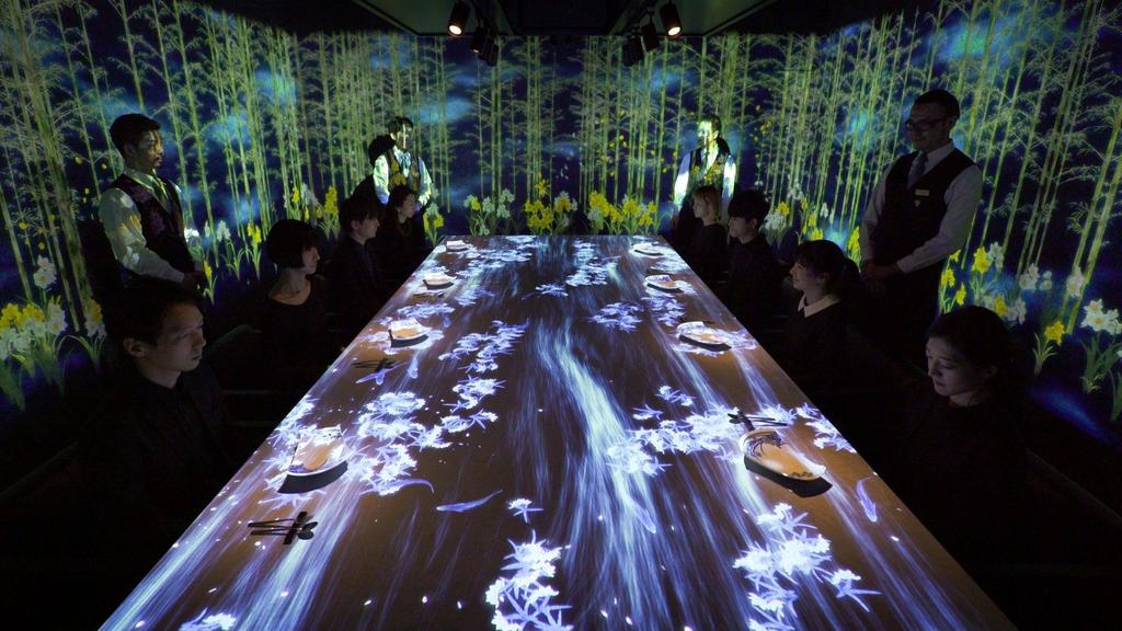 投影系列沉浸式互动餐厅全息投影幻境空间