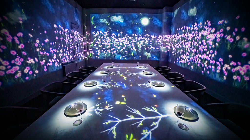 投影系列沉浸式互动餐厅全息投影幻境空间