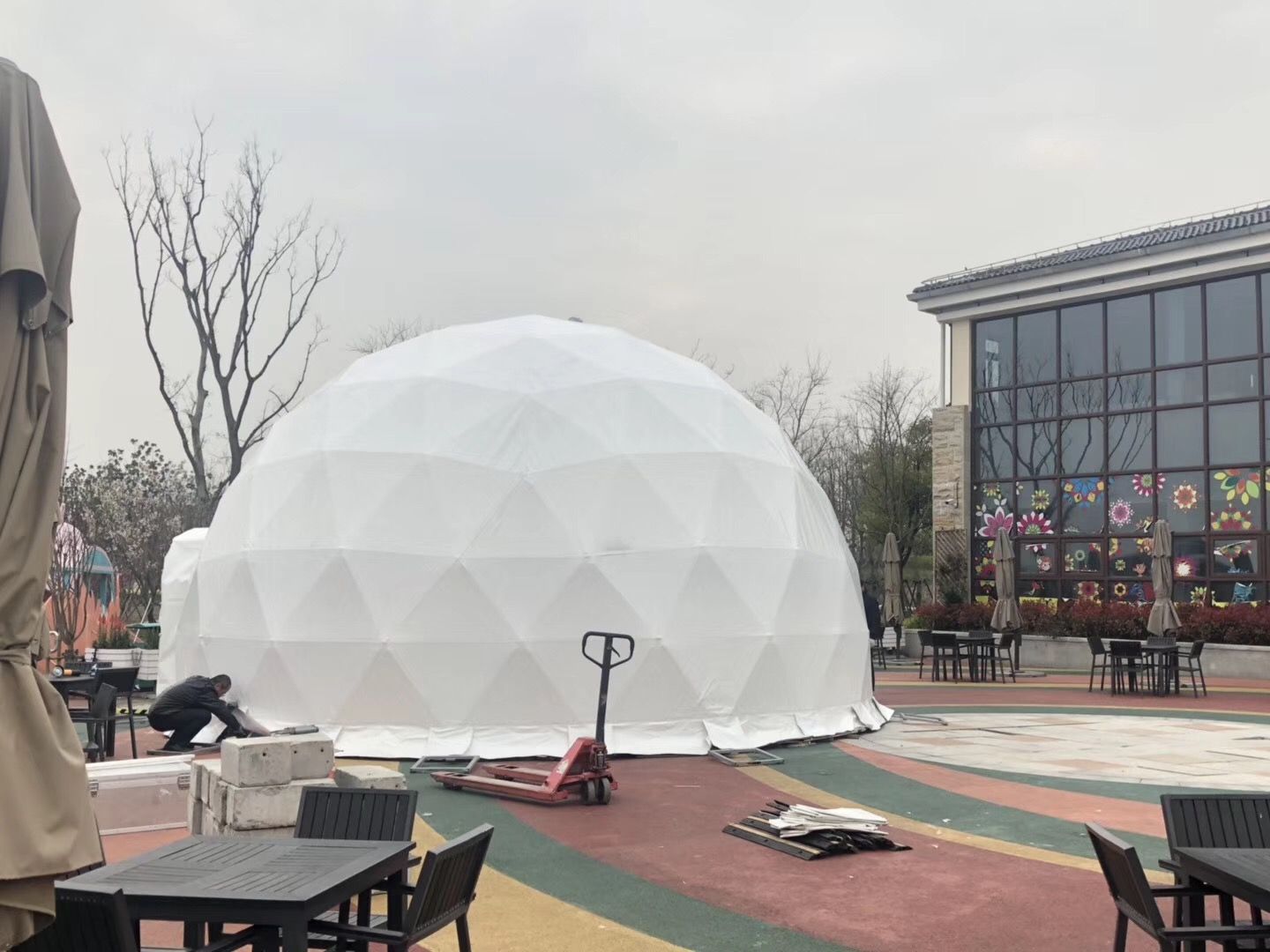 负压骨架球幕影院出租 360度裸眼5D沉浸式观影 球幕电影