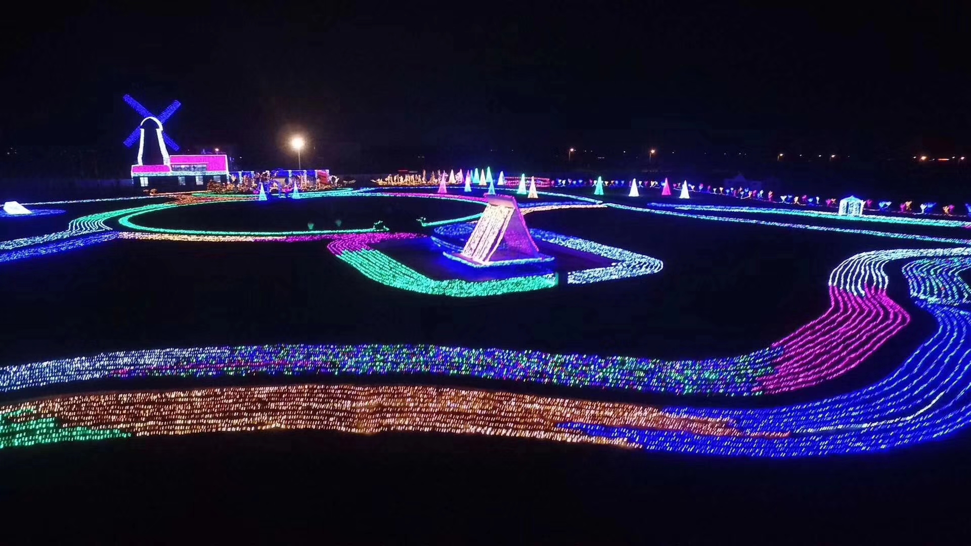 文旅灯光艺术节灯光造型景区灯光打造