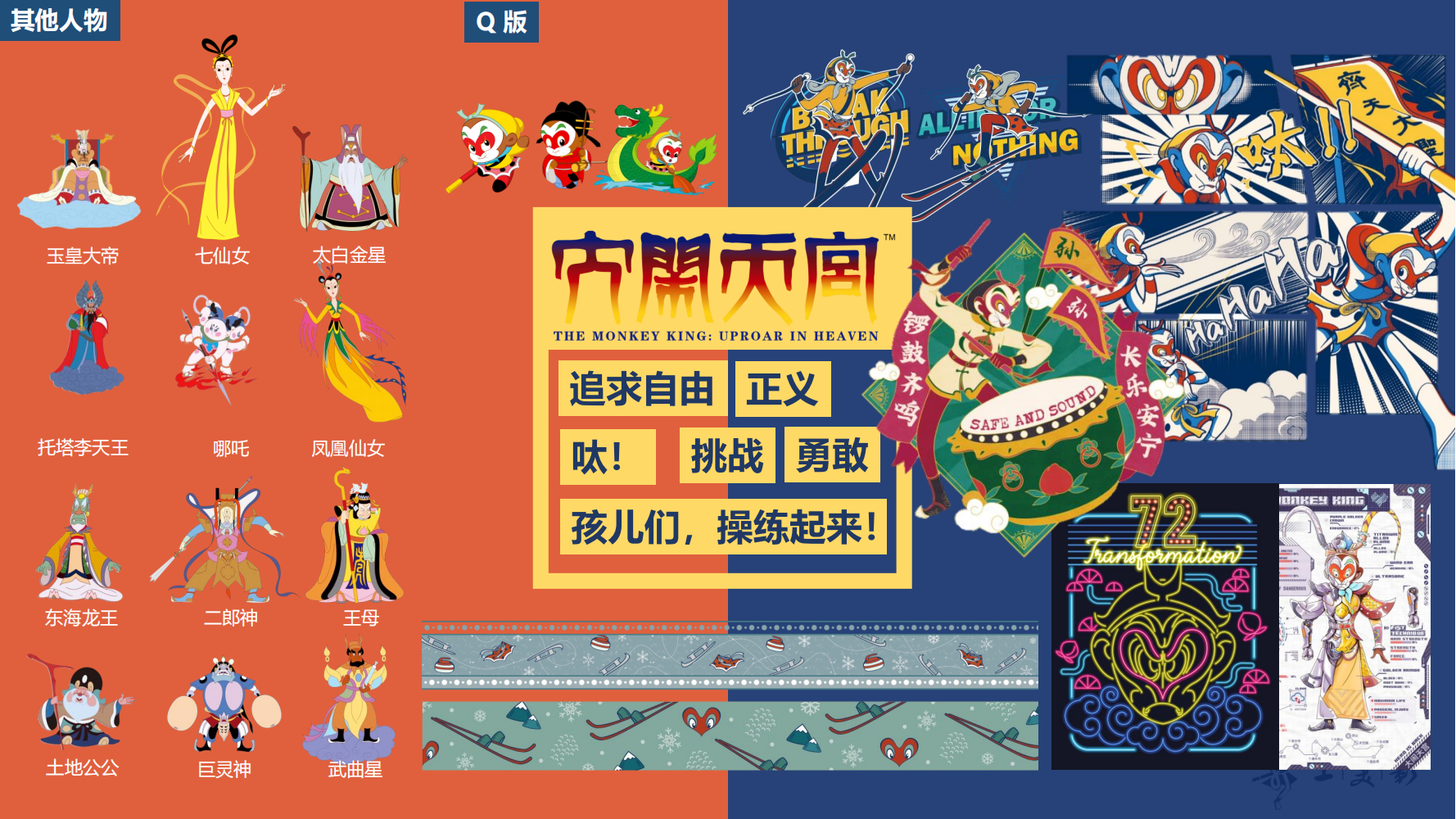经典动画IP-大闹天宫/黑猫警长/葫芦兄弟/哪吒闹海等