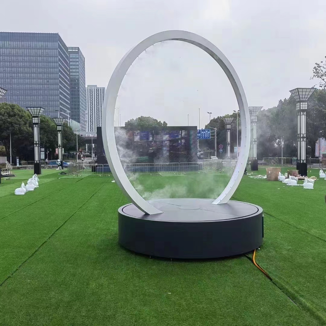 水雾门迷雾森林旋转水雾门花瓣水雾门