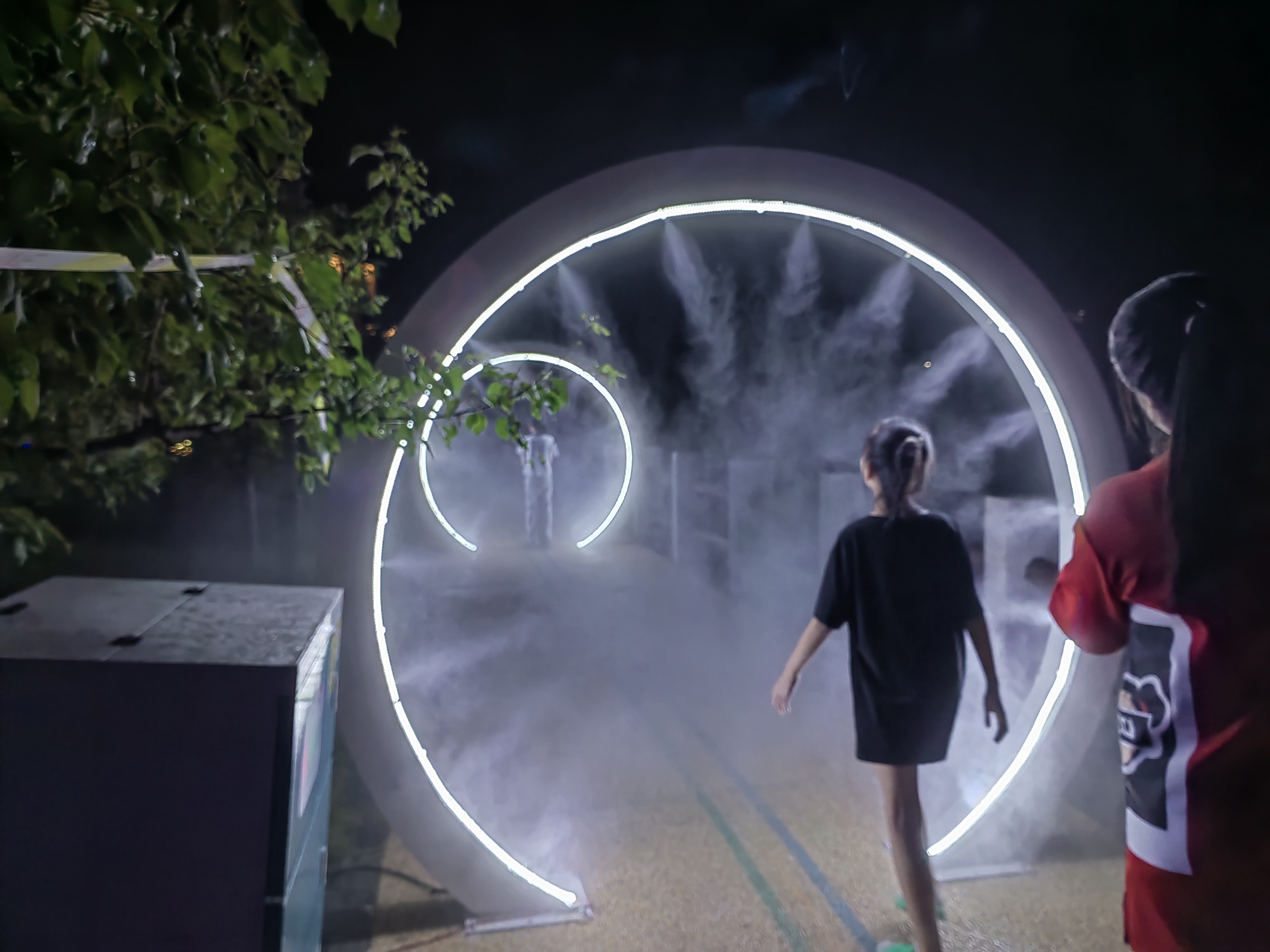 水雾门迷雾森林旋转水雾门花瓣水雾门