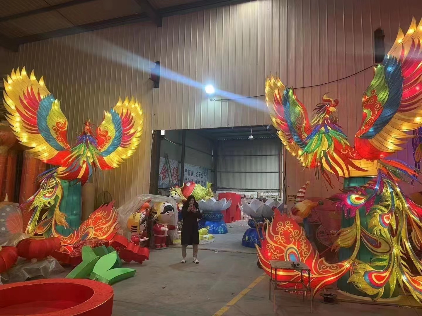 龙年花灯造型大型年会灯会灯光秀厂家