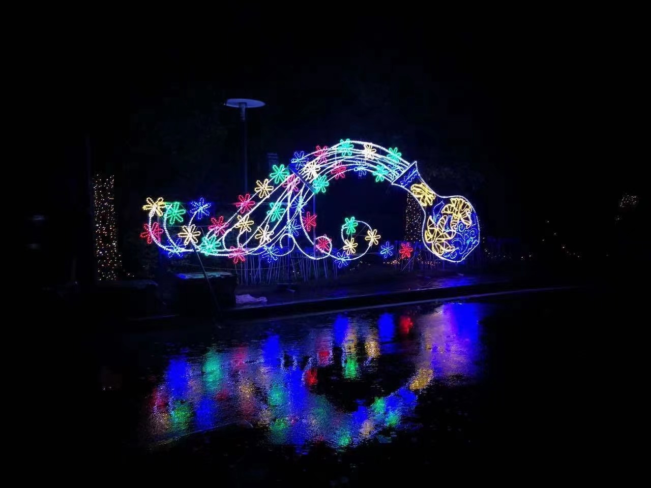 传统灯光造型 灯光亮化