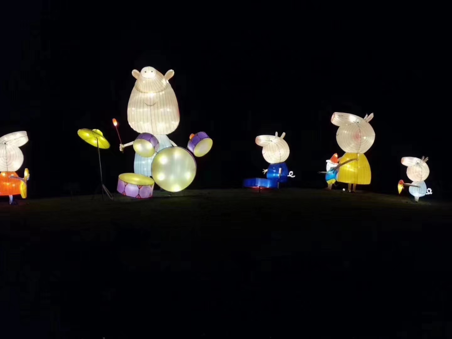 花灯彩灯，大型传统户外灯会