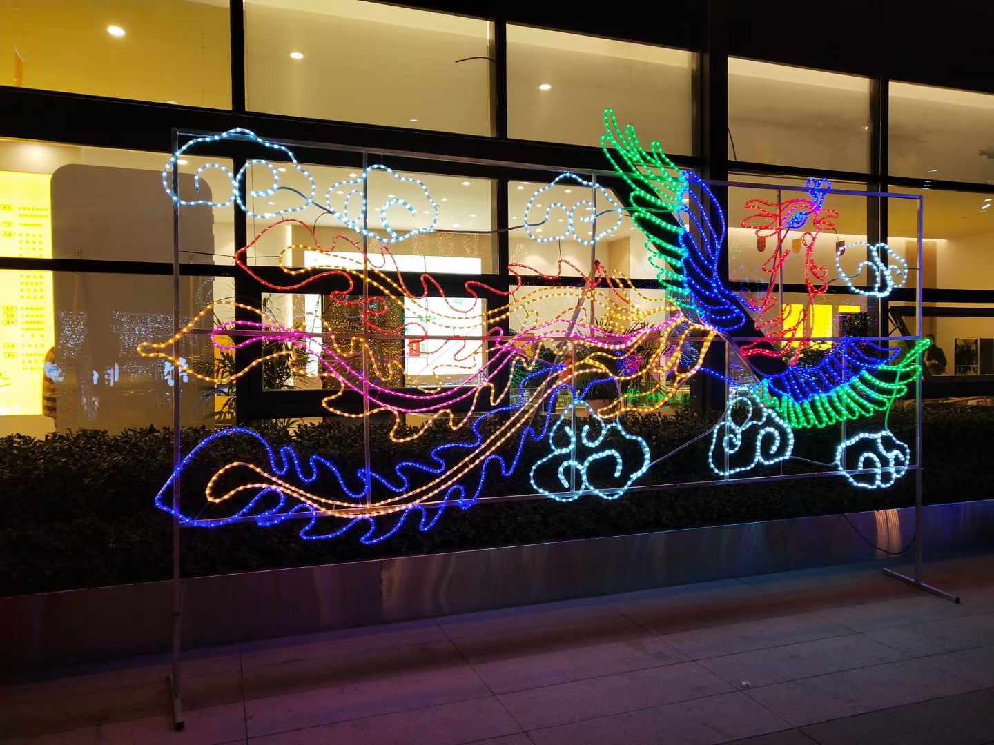 梦幻灯光节造型展地面树木量化插地花灯出租出售