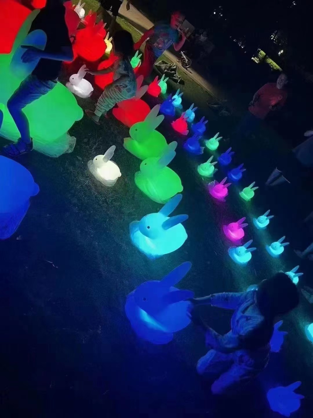 中秋 国庆发光兔子/发光月球