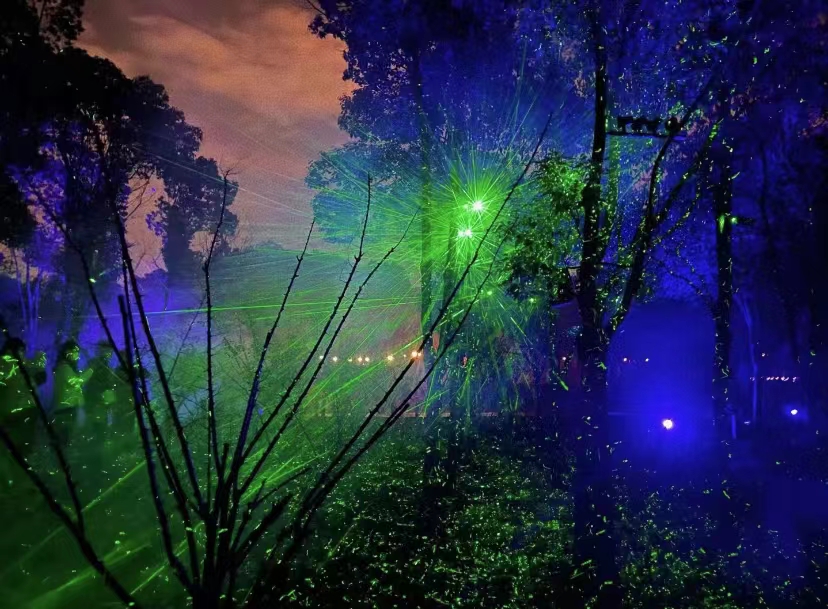 萤火虫秘境，光影森林，景区文旅夜游打造