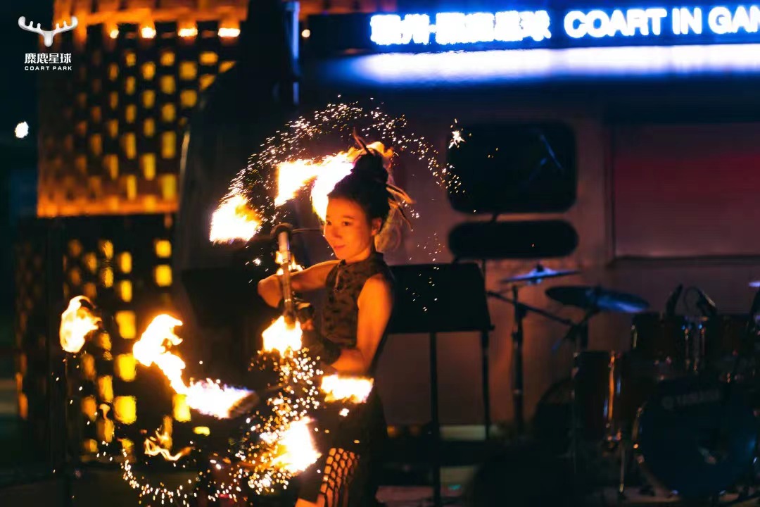 火壶 火舞poi/火舞表演/火焰魔方