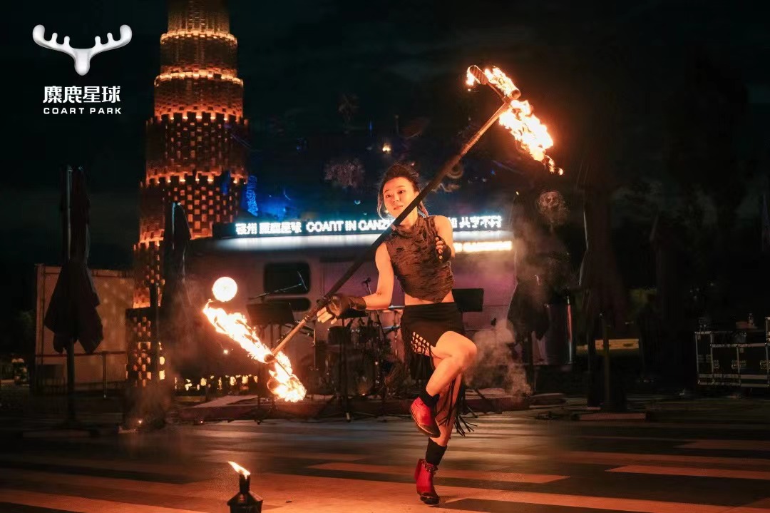 火壶 火舞poi/火舞表演/火焰魔方