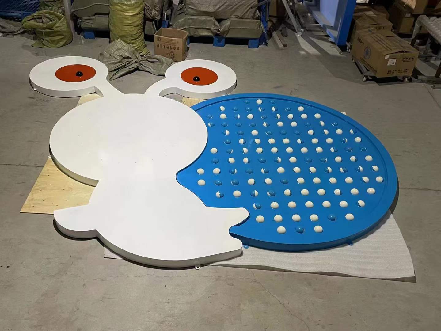 双色翻转球墙 形象展示墙 LOGO展示墙 网红游乐设备