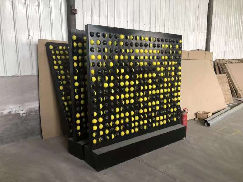 双色翻转球墙 形象展示墙 LOGO展示墙 网红游乐设备