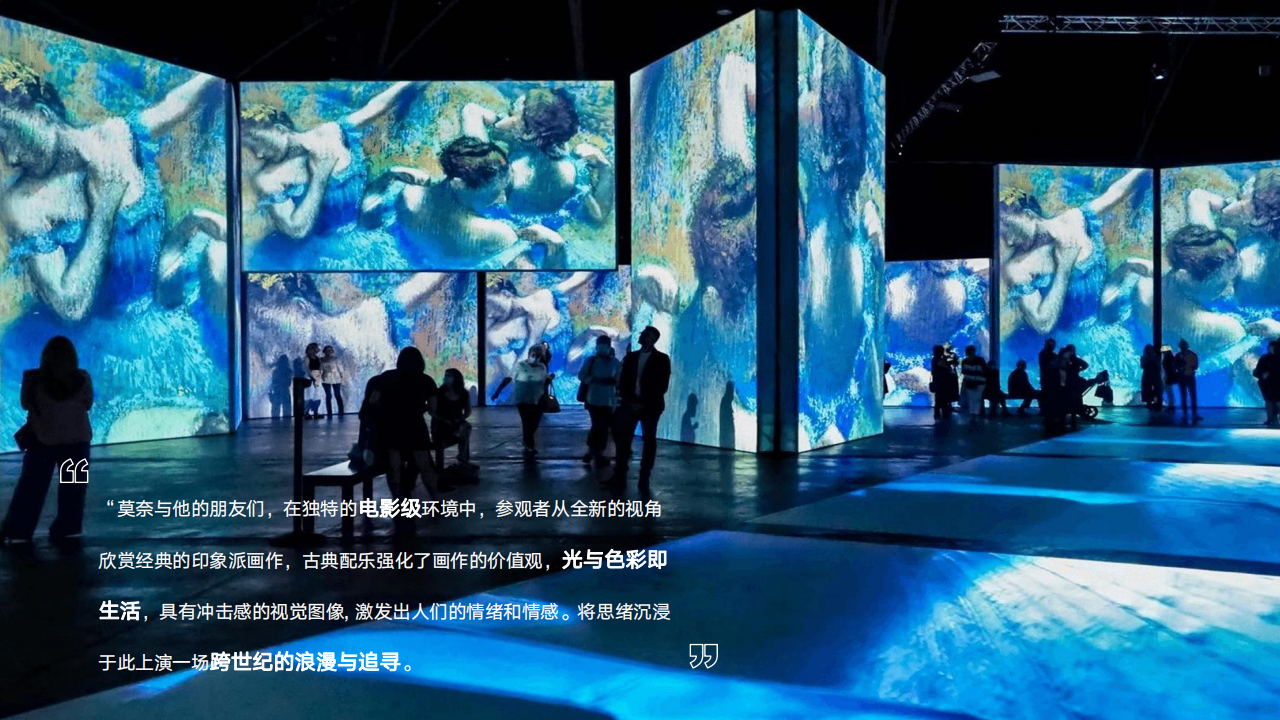 梵高再现、莫奈和他的朋友们、达芬奇再现世界级沉浸数字光影大展