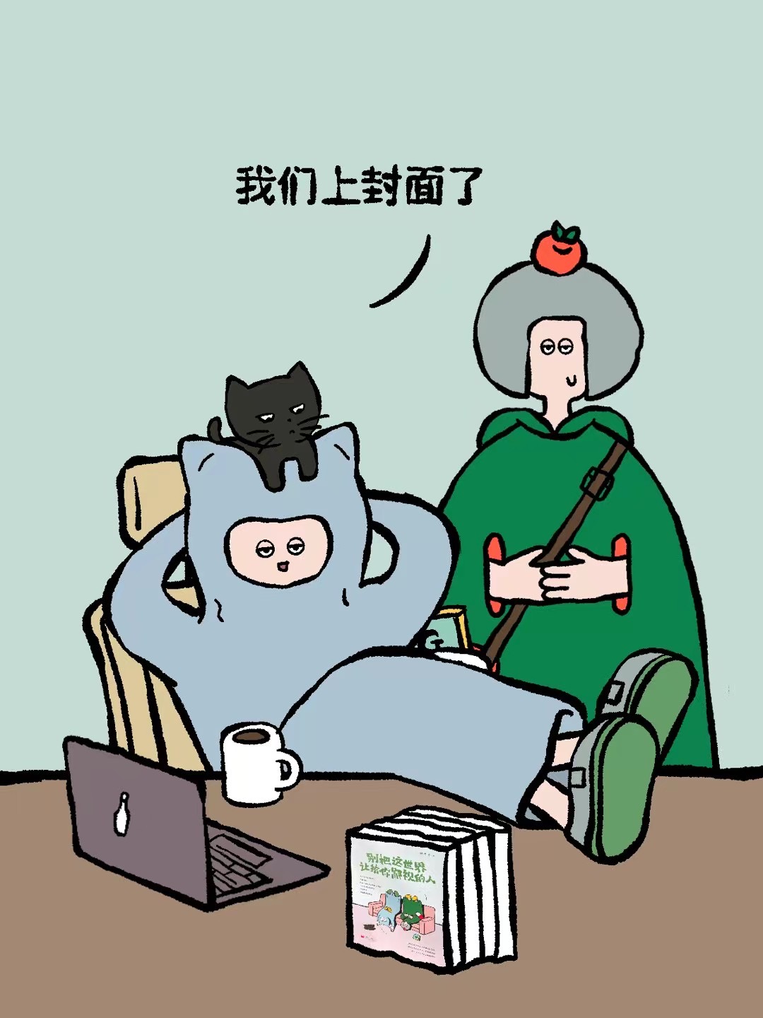 潮流艺术IP 阿⾦和拖泥客 