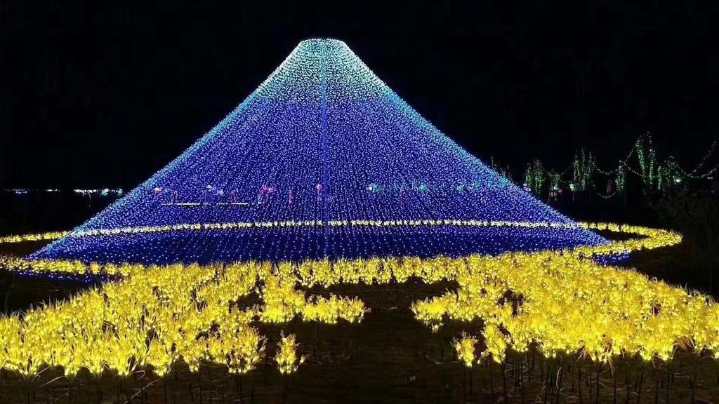 灯光节 灯光造型工厂树木亮化商业街区灯光美陈 