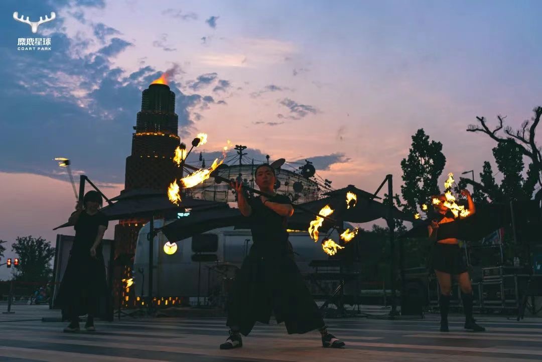 火壶 火舞poi/火舞表演/火焰魔方