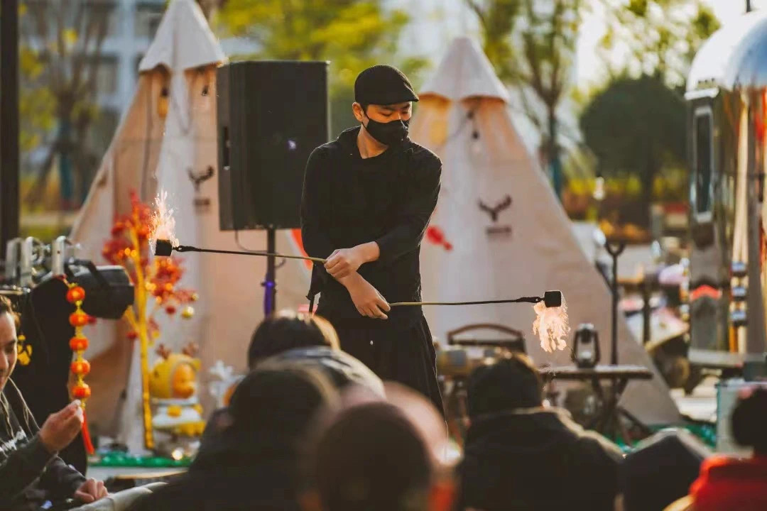 火壶 火舞poi/火舞表演/火焰魔方