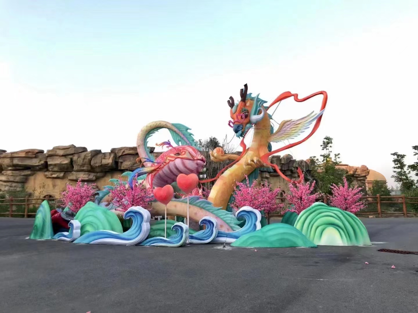 龙行龘龘（彩灯花灯 ）