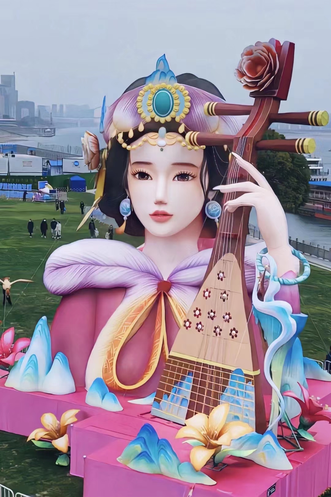 女神图（彩灯）花灯