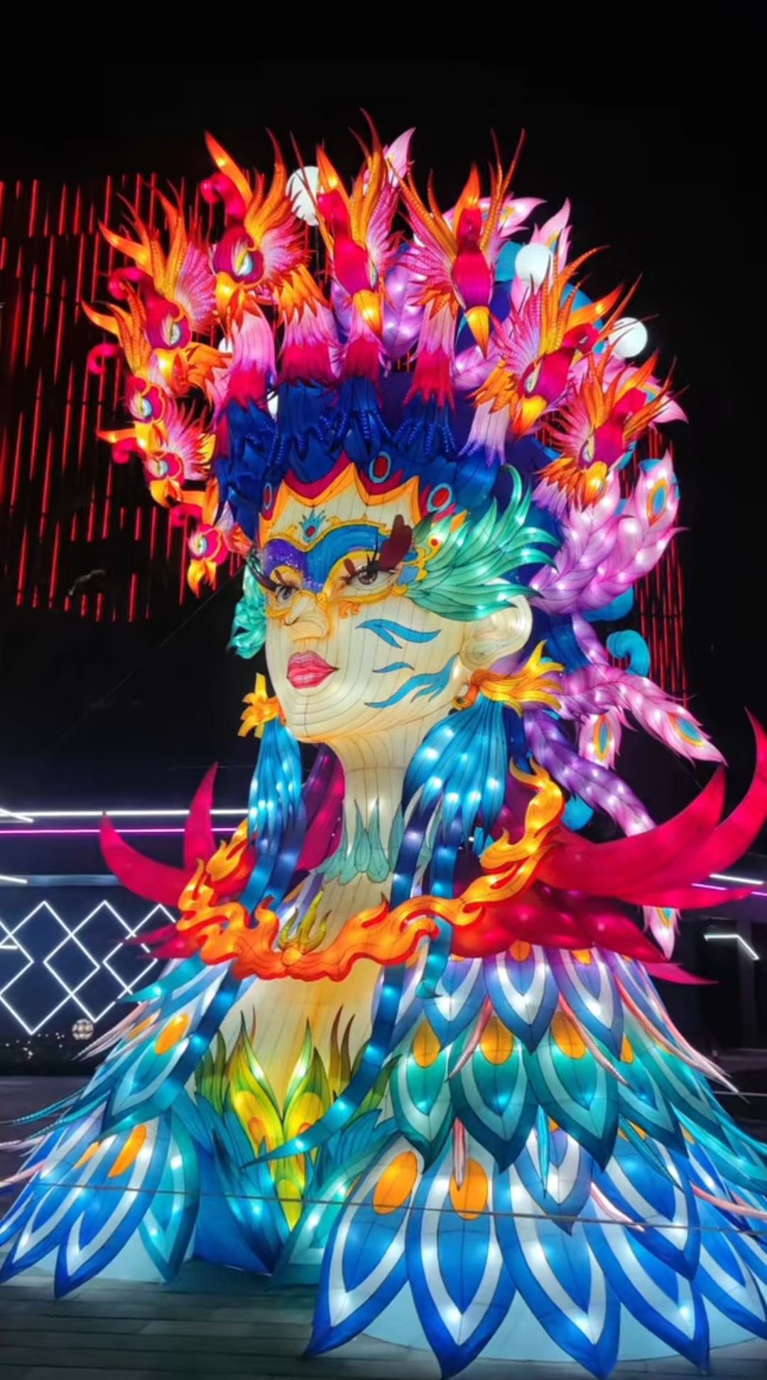 女神图（彩灯）花灯