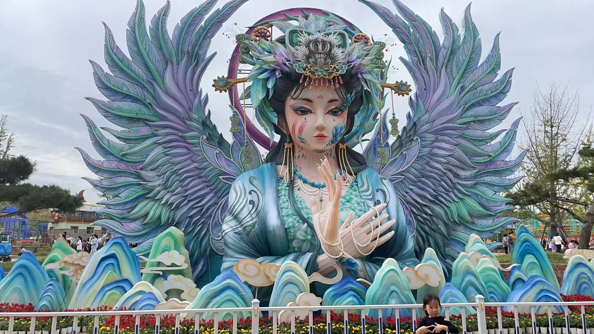女神图（彩灯）花灯