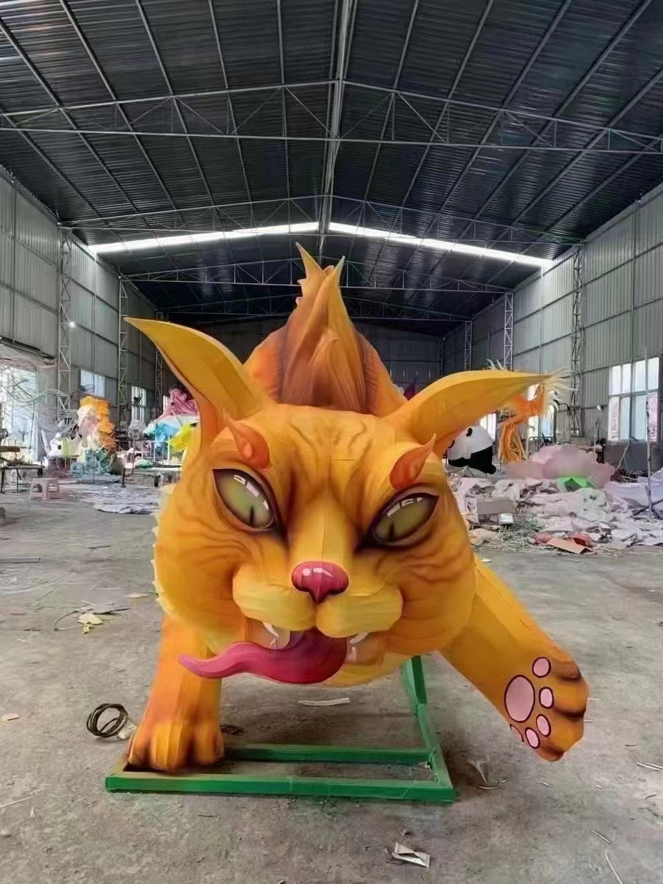 花灯厂家山海经系列彩灯奇形异兽造型