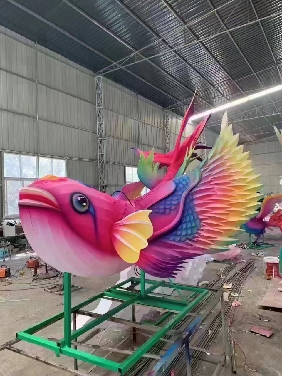 花灯厂家山海经系列彩灯奇形异兽造型