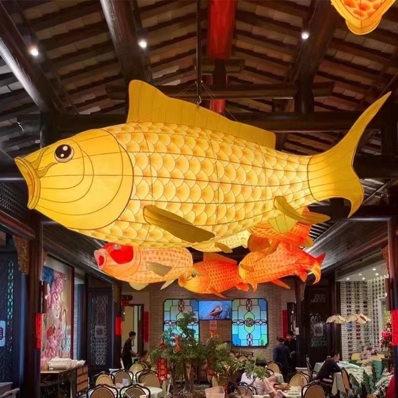 鲤鱼灯笼花灯