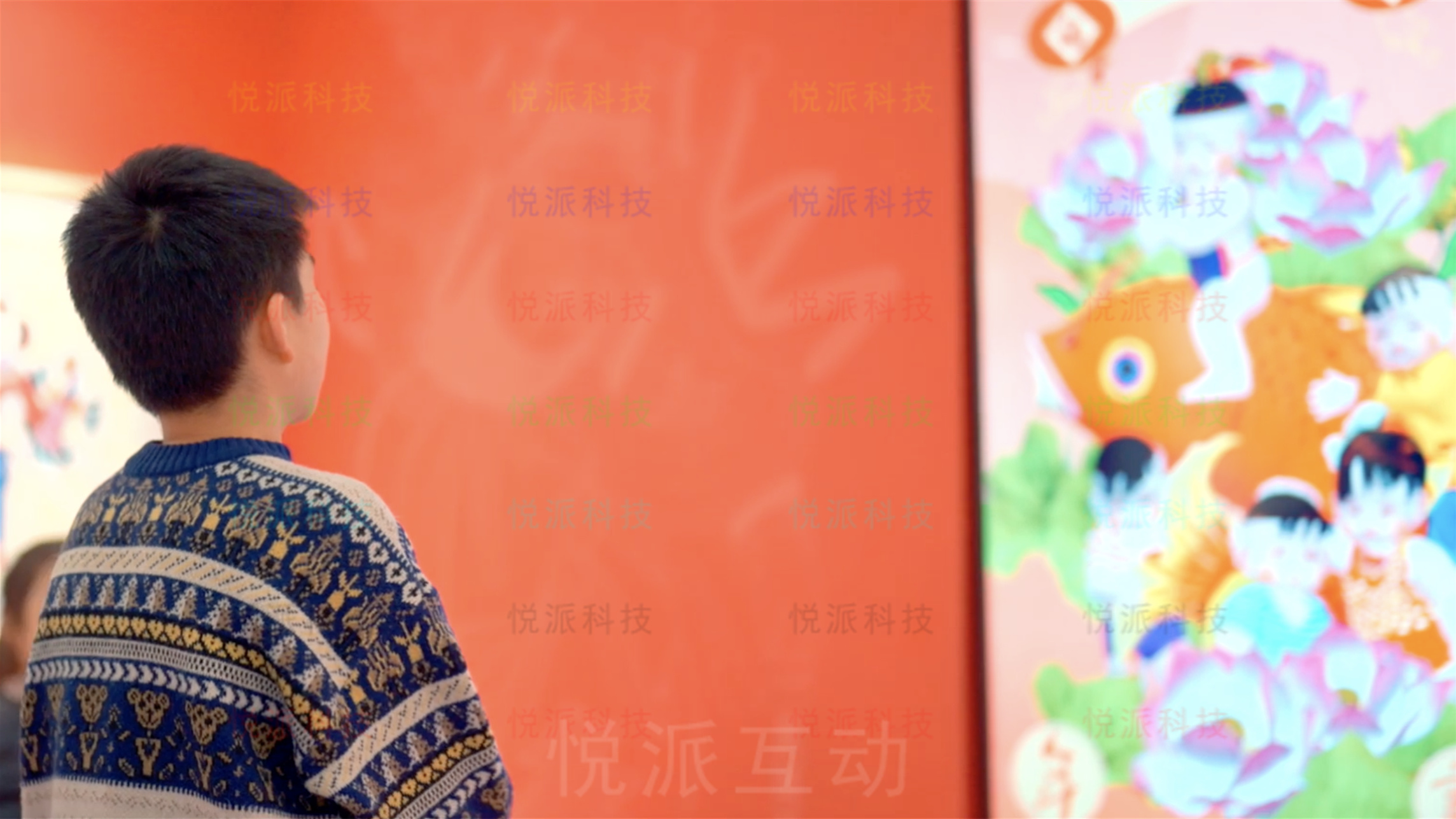 国风年画博物馆创意互动装置传递文化韵味