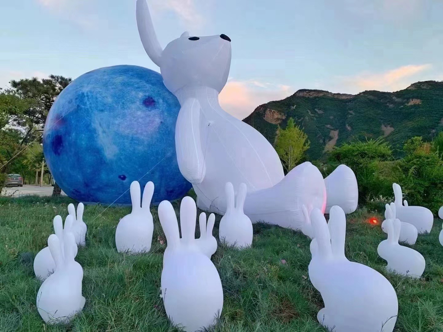 中秋圆月