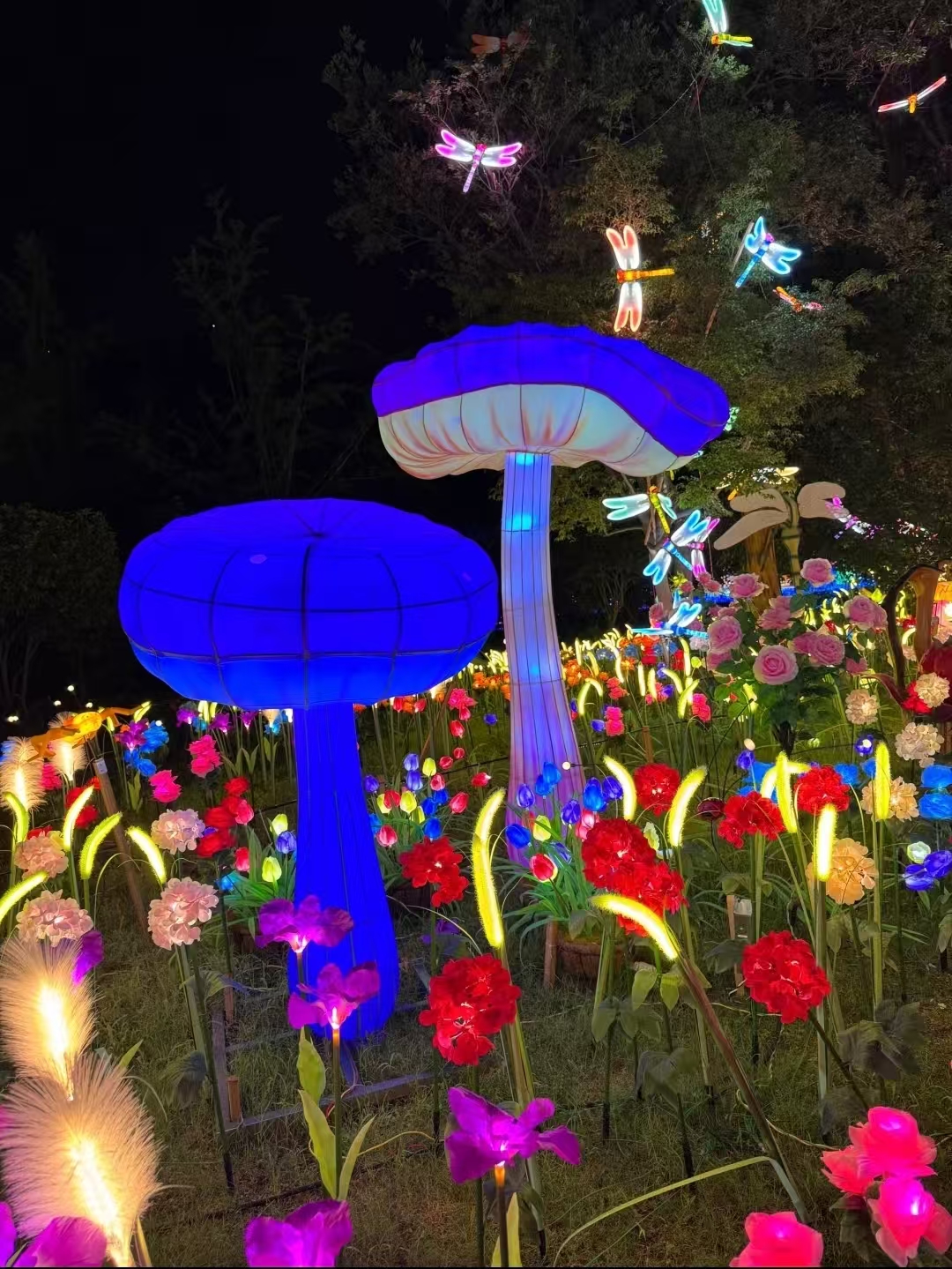蘑菇主题彩灯展