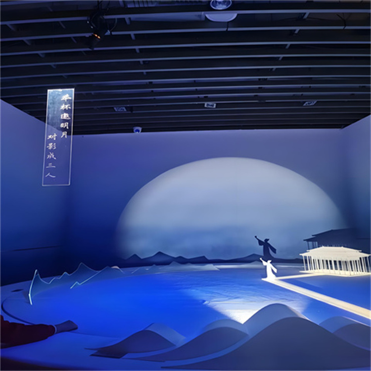 沉浸式投影李白光影艺术展