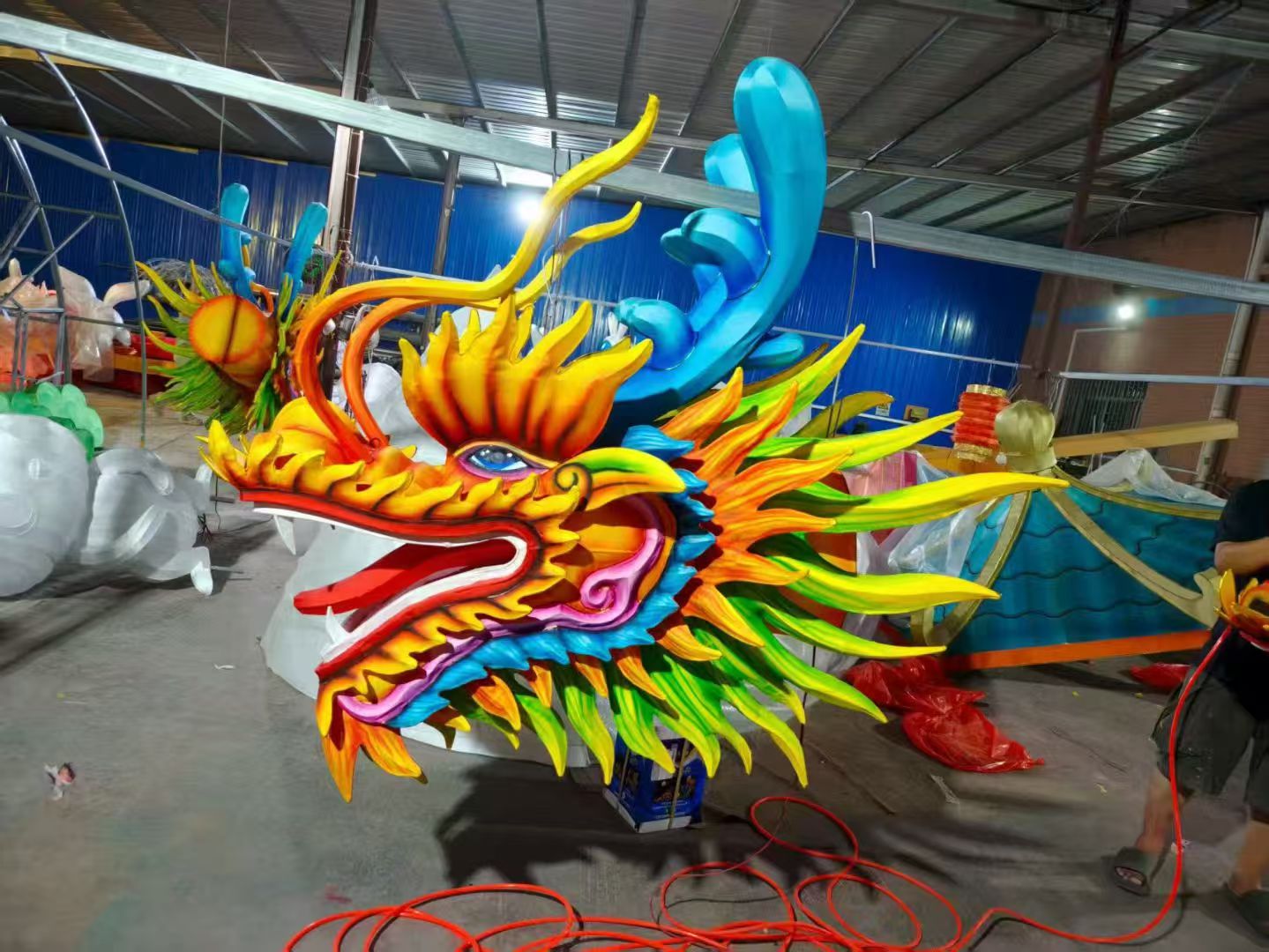 马年主题花灯，春节花灯定制