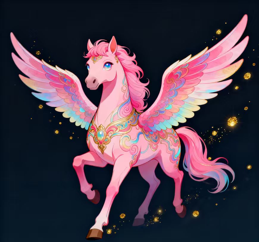 飞天神马，马年主题灯组