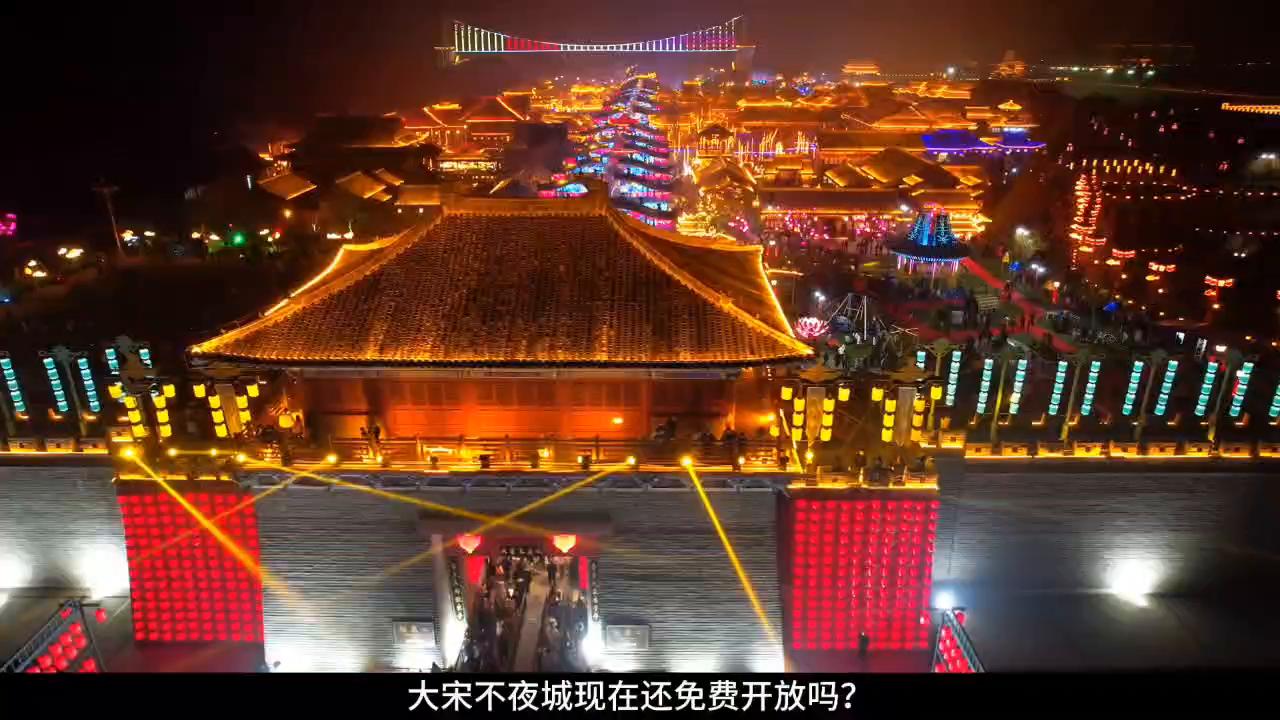 泰安大宋不夜城门楼大灯架灯笼演绎舞台案例