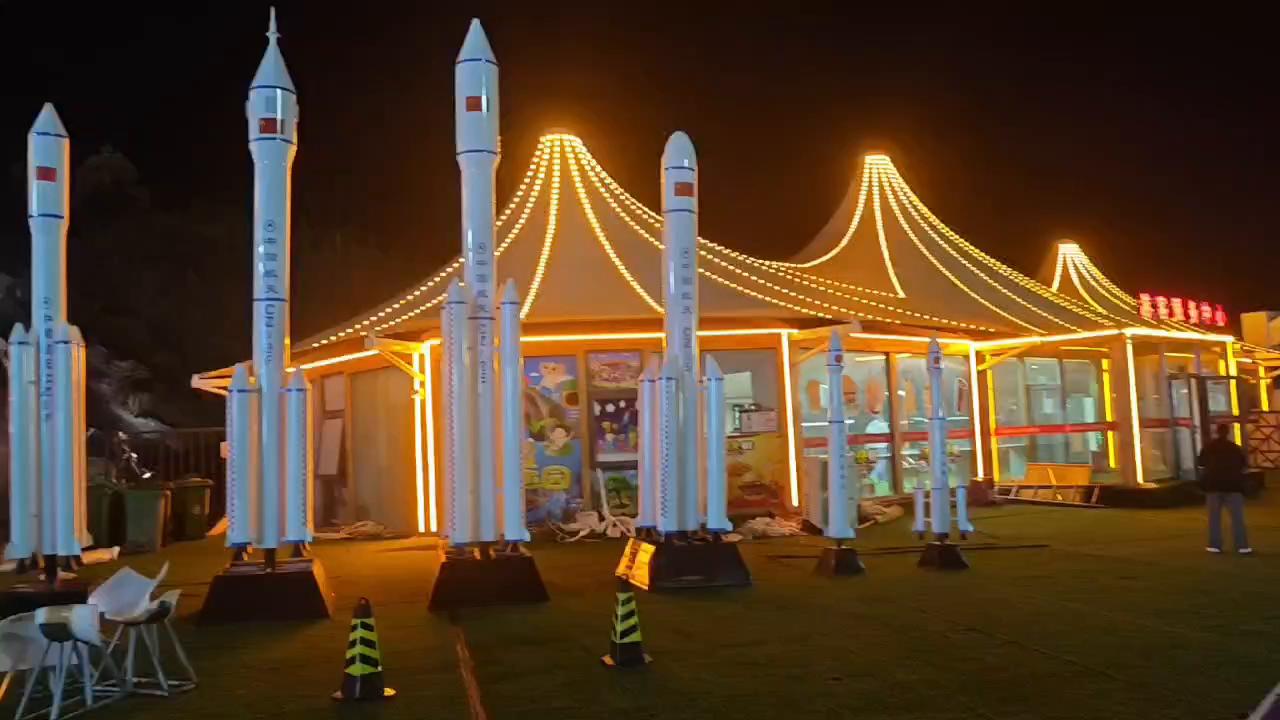 河北张家游乐场航天展