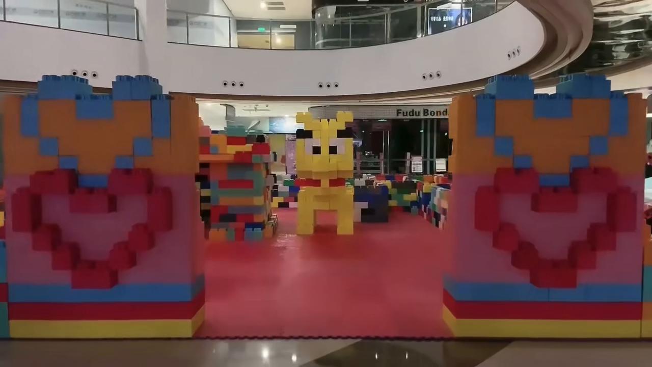 商场中庭大型积木乐园亲子乐园案例
